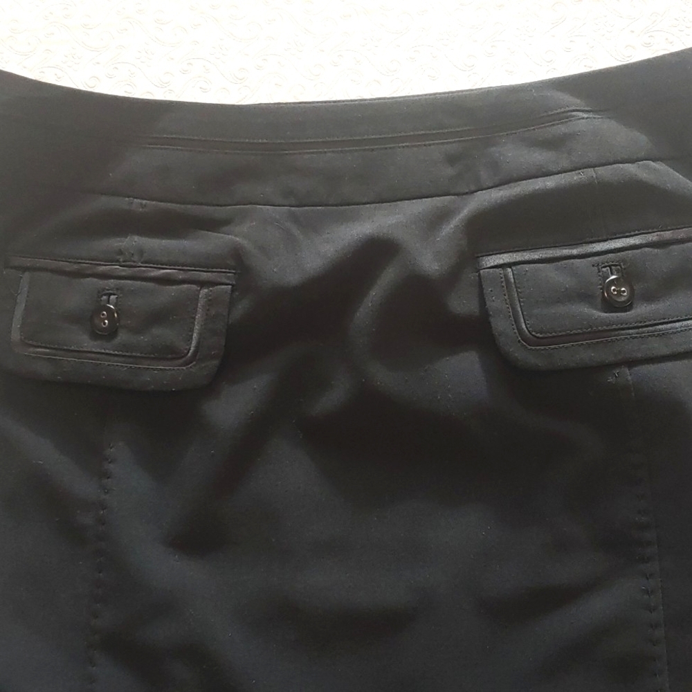 Investments Women's Black Skirt with 6 Button Sailor Front Sze 12 - Picture 7 of 11